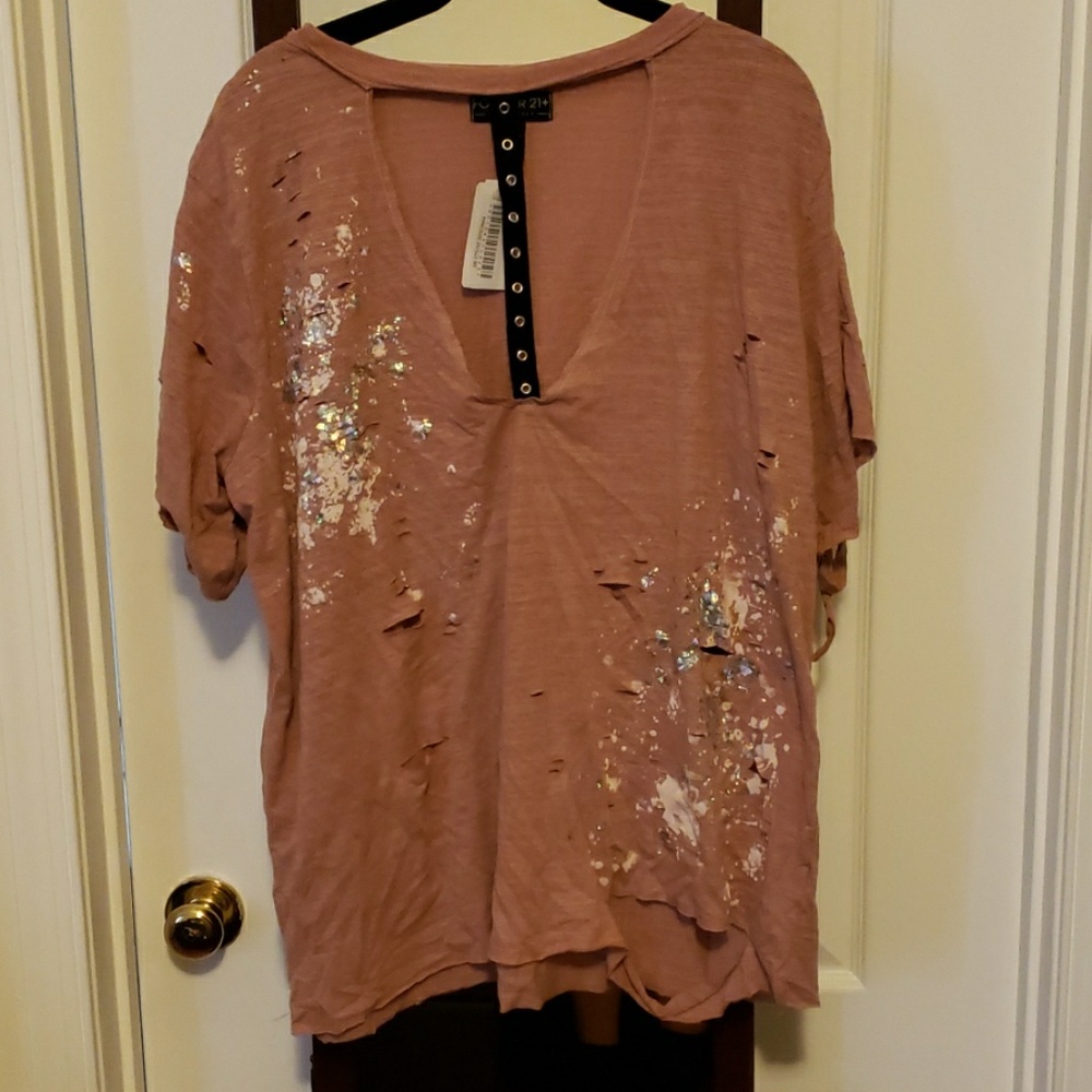 Distressed T-shirt
